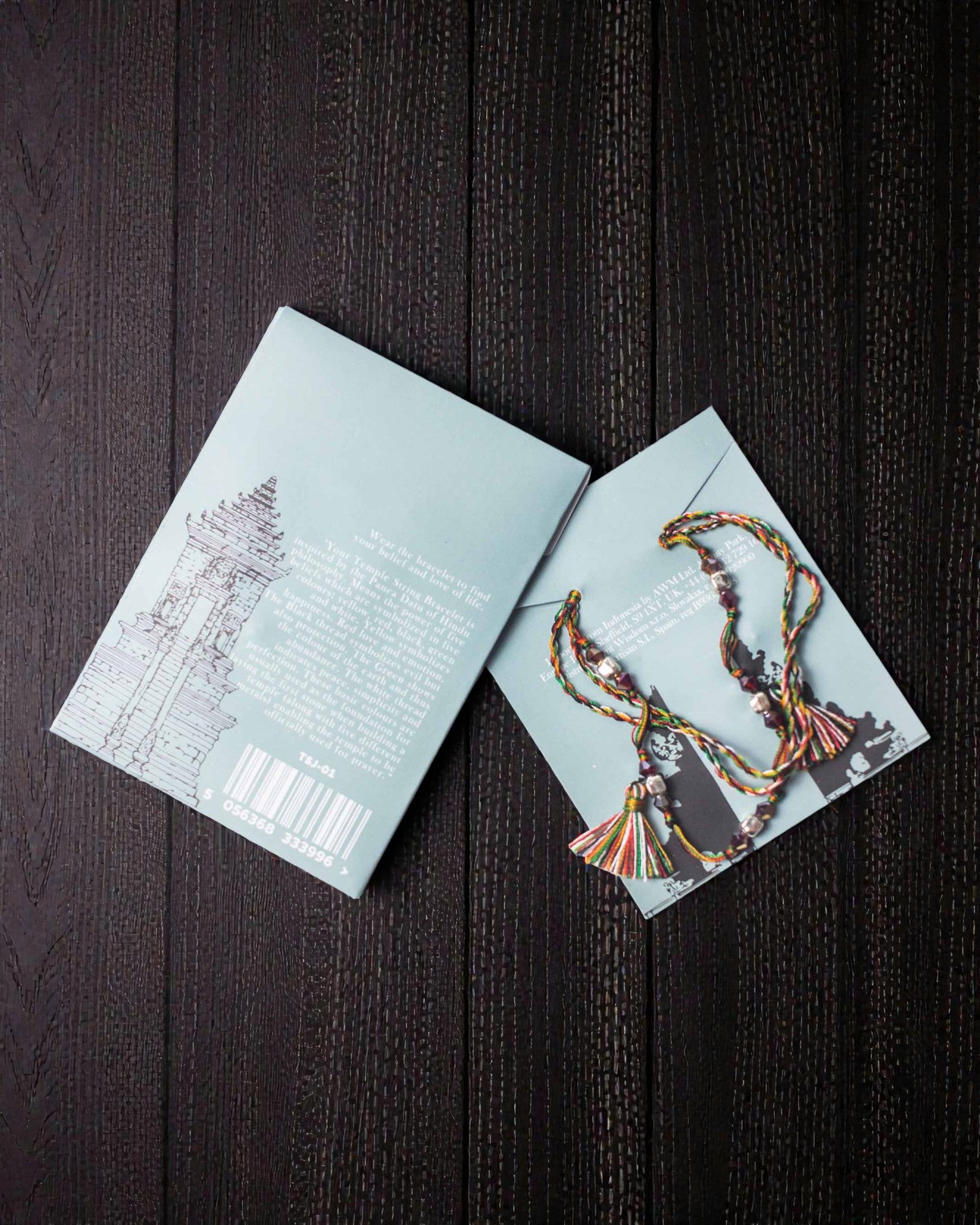 Bracelet de temple en cordon Panca Dharma – Force de la foi