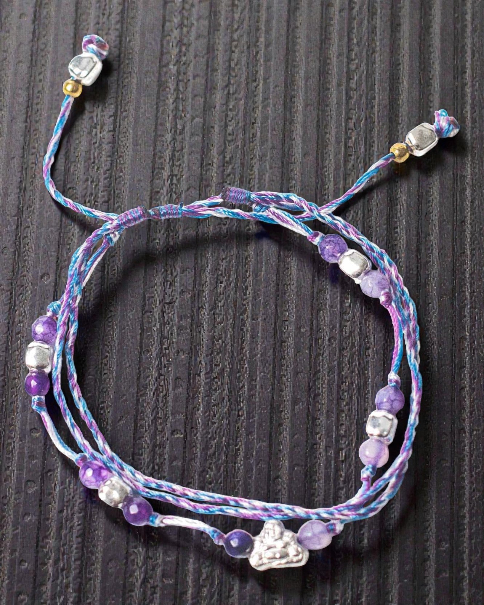 Tempel-Schnurarmband Lucky Karma – Schutz und Glück