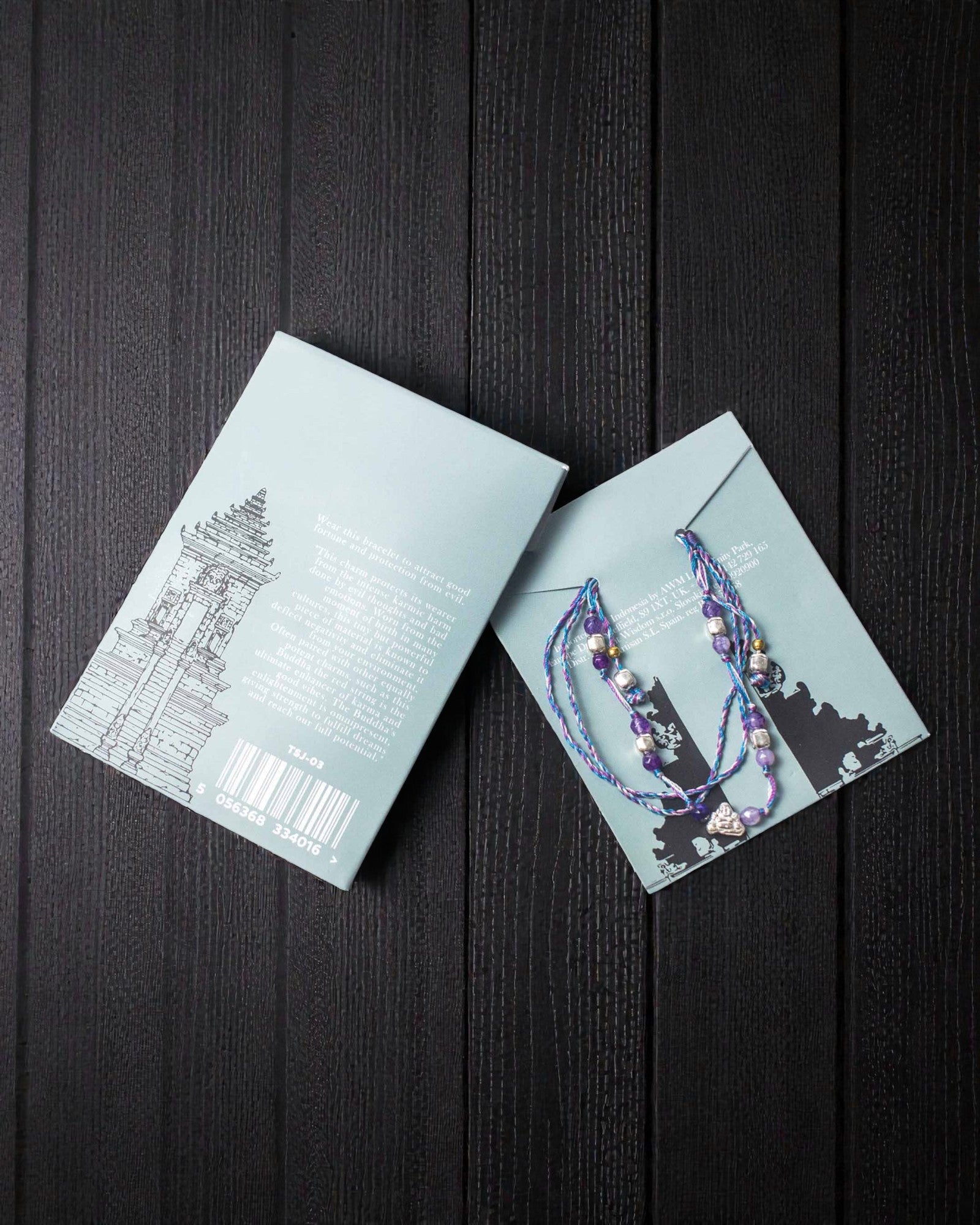 Tempel-Schnurarmband Lucky Karma – Schutz und Glück