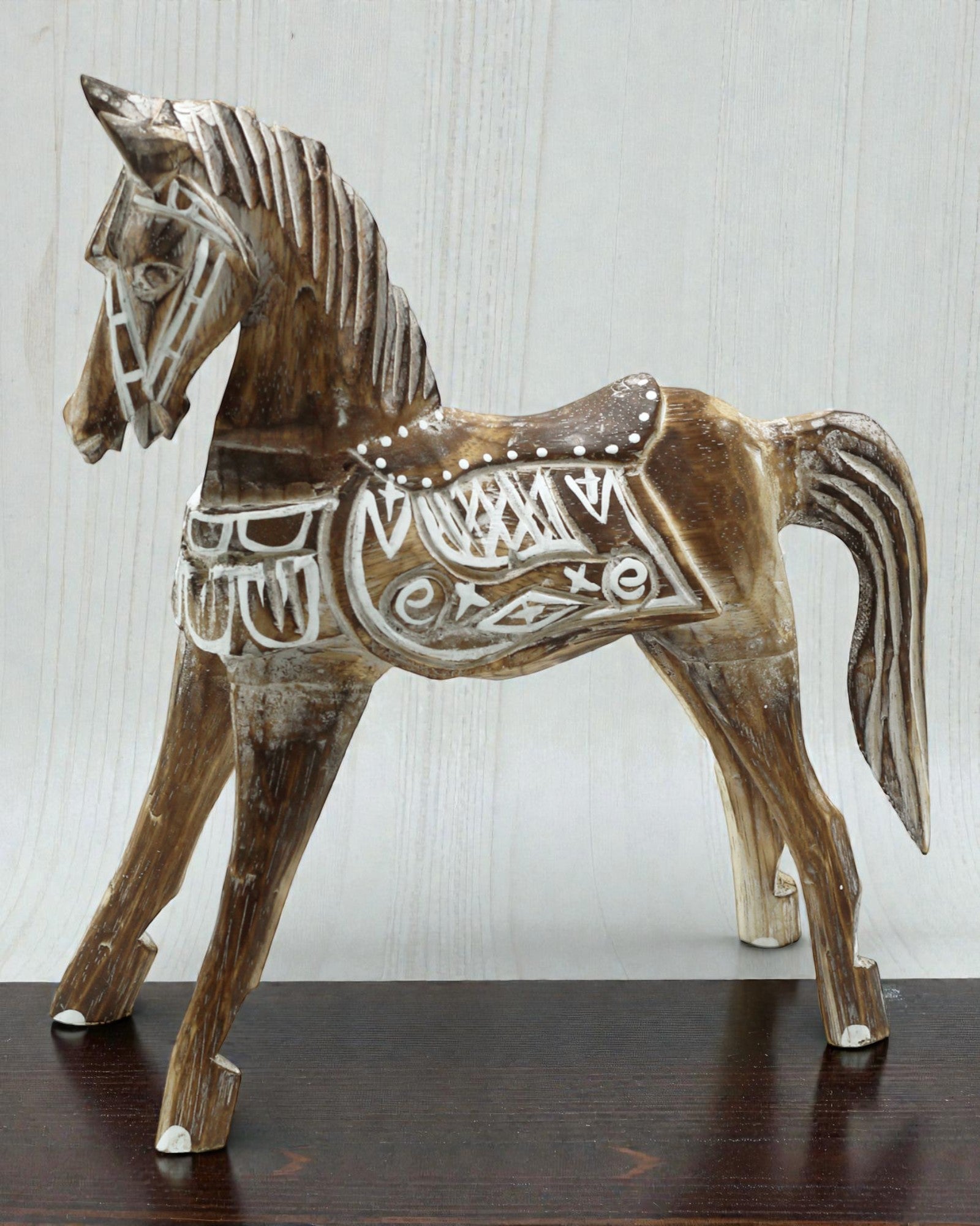 Cavallo Antico Medio 25 cm – Scultura Orientale Classica