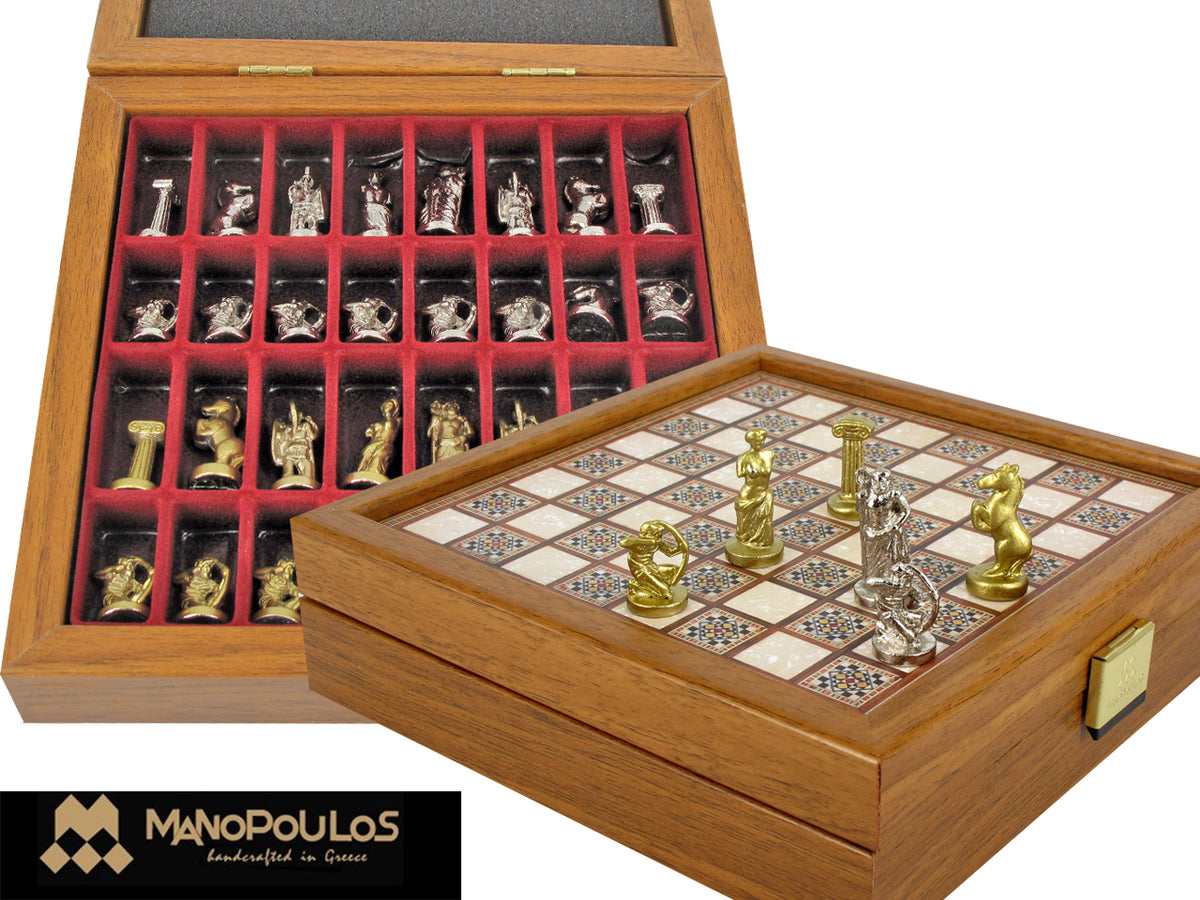 Exclusive Sagittarius Chess Set, Compact Size 15x15 cm