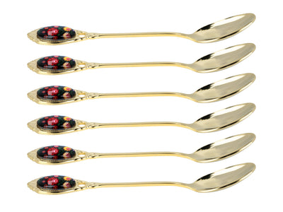 Cuillères plaquées or 24K Kujawskie, noires