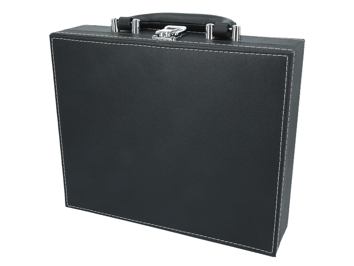 Set d’accessoires pour le vin dans une élégante mallette personnalisable par gravure