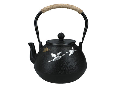 Théière en fonte avec intérieur émaillé de 1200ml et infuseur