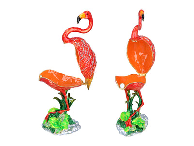 Boîte métallique Flamant personnalisable par gravure, décorative, idéale comme cadeau, hauteur 22 cm