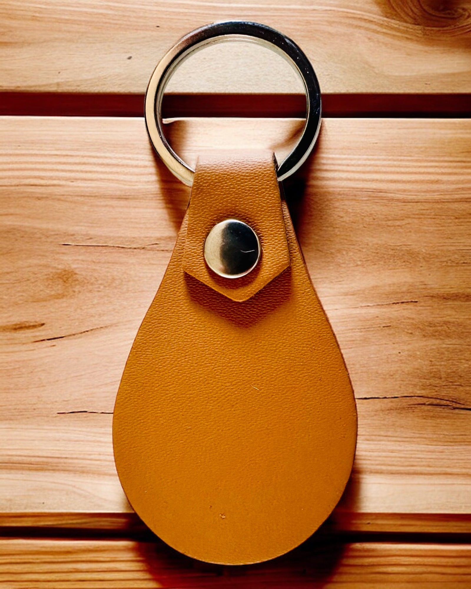Porte-clés en cuir PU personnalisable avec gravure - Disponible en 5 couleurs