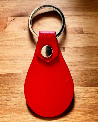 Porte-clés en cuir PU personnalisable avec gravure - Disponible en 5 couleurs