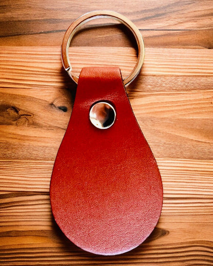 Porte-clés en cuir PU personnalisable avec gravure - Disponible en 5 couleurs