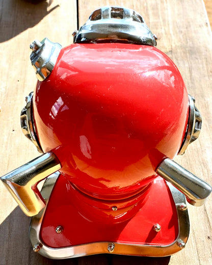 Casco dell'Esploratore degli Abissi - Edizione da Collezione con Possibilità di Incisione, 35 cm, regalo per pompiere o subacqueo