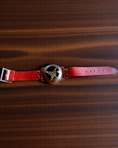 Montre Solaire avec Boussole - Fait Main, Artisanat Authentique, possibilité de gravure
