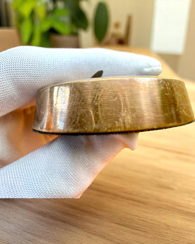 Mini Calendrier du Capitaine "Navigator" – décoration en laiton avec l'esprit de la navigation, option de gravure pour cadeau, 5 cm de diamètre