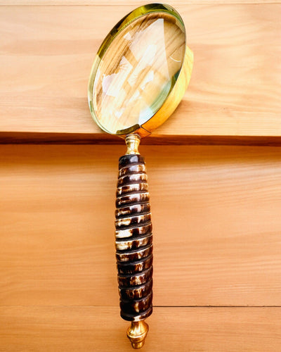 Large Retro Magnifying Glass, personalization option for a gift with engraving - variants available