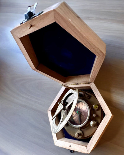 Bussola del Capitano Explorer 2 – possibilità di incisione personalizzata per regalo, disponibile in 2 varianti di colore