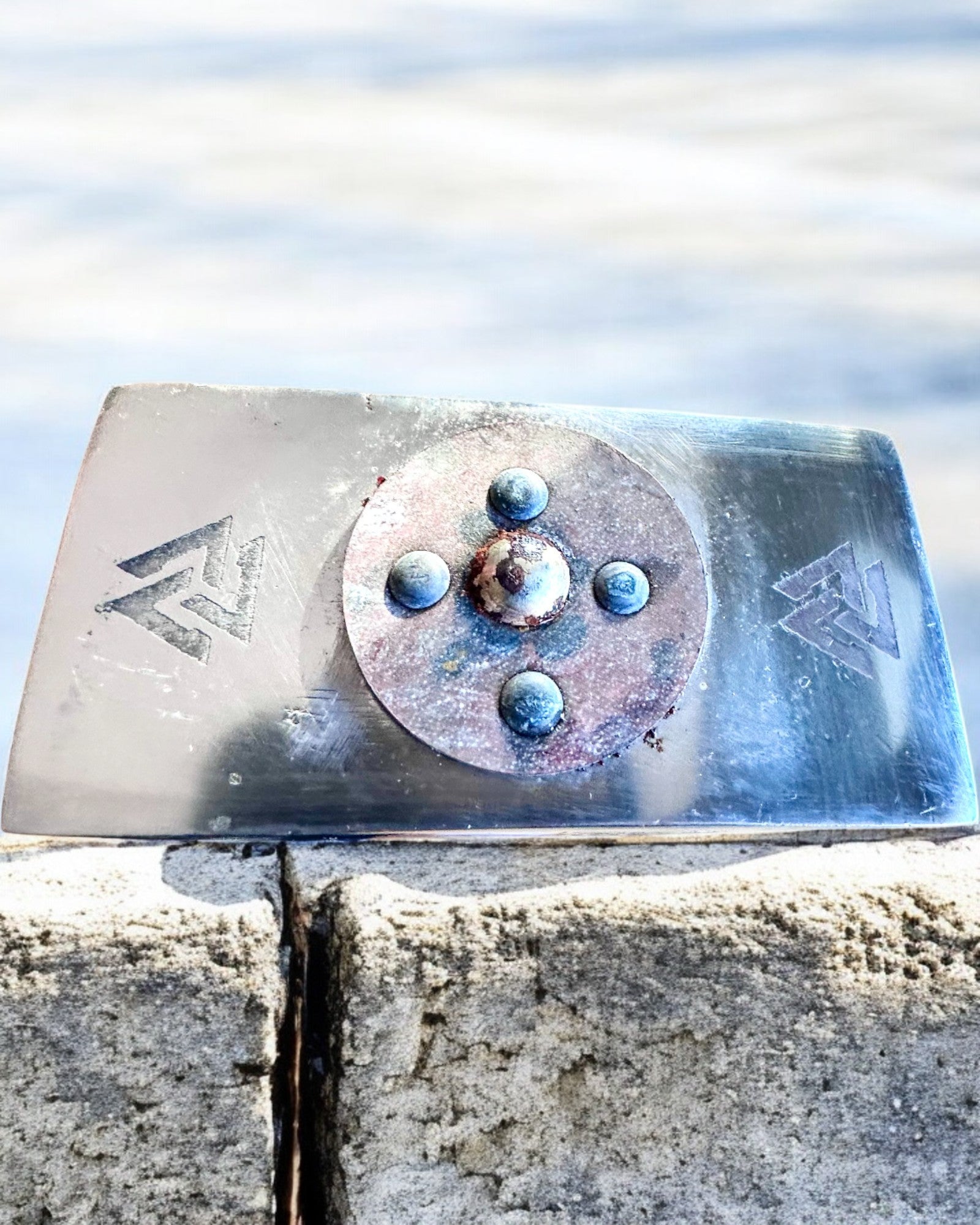 Mjölnir-Hammer der Skalden – 33 cm, handgeschmiedeter Wikingerhammer mit Gravur-Option