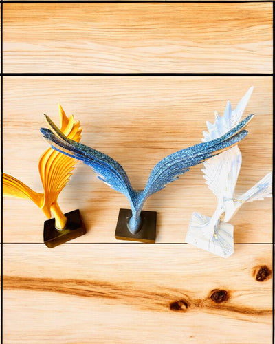 Figurine Élégante d'Ailes d'Ange de 33 cm de hauteur – "Gardiens Ailés", possibilité de personnalisation par gravure pour cadeau, personnalisation, 3 variantes de couleur