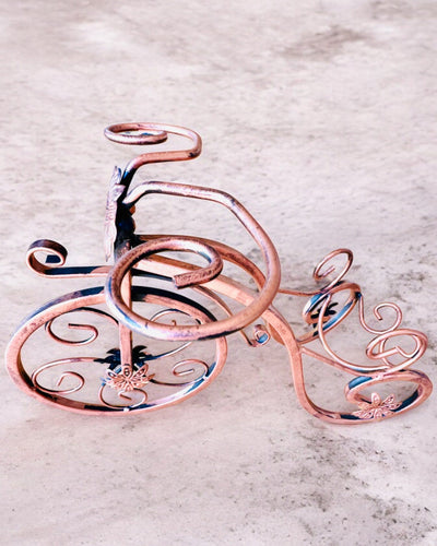 "WineCycle" Bicycle Wine Rack - customizable with engraving for a gift