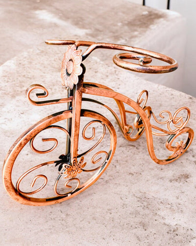 "WineCycle" Bicycle Wine Rack - customizable with engraving for a gift