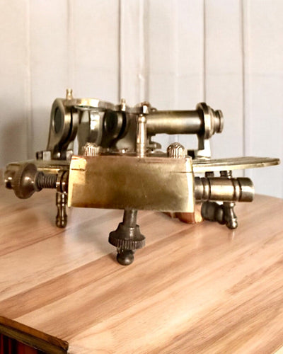 Sekstant Premium mit antikem Kompass - Personalisierung mit Gravur möglich