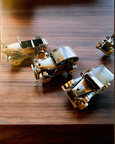 Voiture classique rétro, voiture, en fer - Collection "Vintage Drive", modèle de voiture, personnalisation par gravure pour cadeau