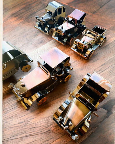 Voiture classique rétro, voiture, en fer - Collection "Vintage Drive", modèle de voiture, personnalisation par gravure pour cadeau