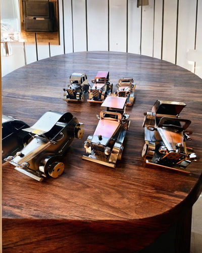 Voiture classique rétro, voiture, en fer - Collection "Vintage Drive", modèle de voiture, personnalisation par gravure pour cadeau