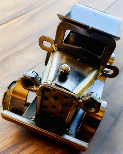 Voiture classique rétro, voiture, en fer - Collection "Vintage Drive", modèle de voiture, personnalisation par gravure pour cadeau