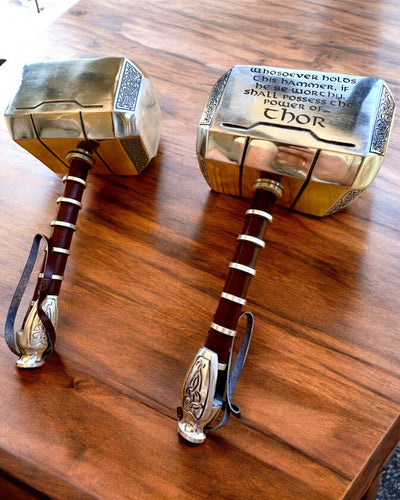 Thors Hammer "Chief" - Handgefertigter Handwerkshammer, Personalisierung mit Gravur als Geschenk