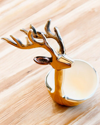 Elegant Bowl Horned Beauty – Handicraft from India, personalization with engraving