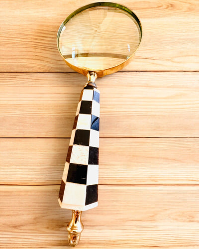 Large Retro Magnifying Glass, personalization option for a gift with engraving - variants available