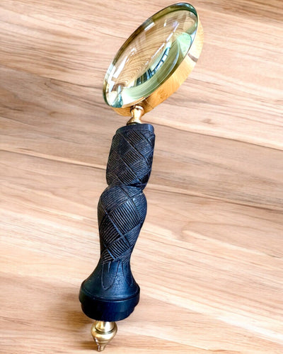 Large Retro Magnifying Glass, personalization option for a gift with engraving - variants available