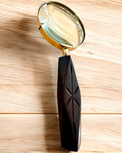 Large Retro Magnifying Glass, personalization option for a gift with engraving - variants available