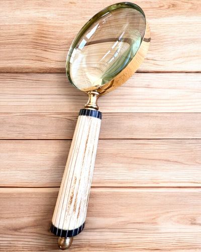 Large Retro Magnifying Glass, personalization option for a gift with engraving - variants available