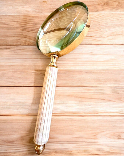 Large Retro Magnifying Glass, personalization option for a gift with engraving - variants available