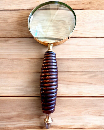 Large Retro Magnifying Glass, personalization option for a gift with engraving - variants available