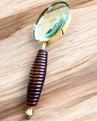 Large Retro Magnifying Glass, personalization option for a gift with engraving - variants available