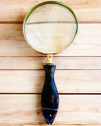 Large Retro Magnifying Glass, personalization option for a gift with engraving - variants available
