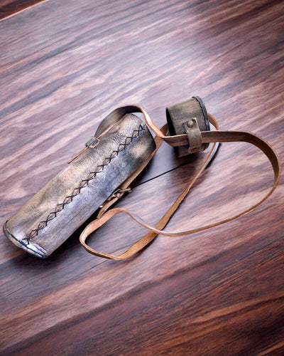 Lunetta Premium "Voyager" con Lunetta Incisa e Custodia in Pelle Naturale, possibilità di personalizzazione con incisione per regalo