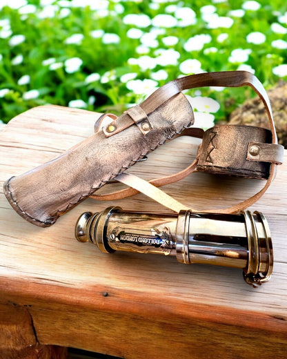 Lunette Premium "Voyager" avec Lunette Gravée et Étui en Cuir Véritable, possibilité de personnalisation par gravure pour cadeau