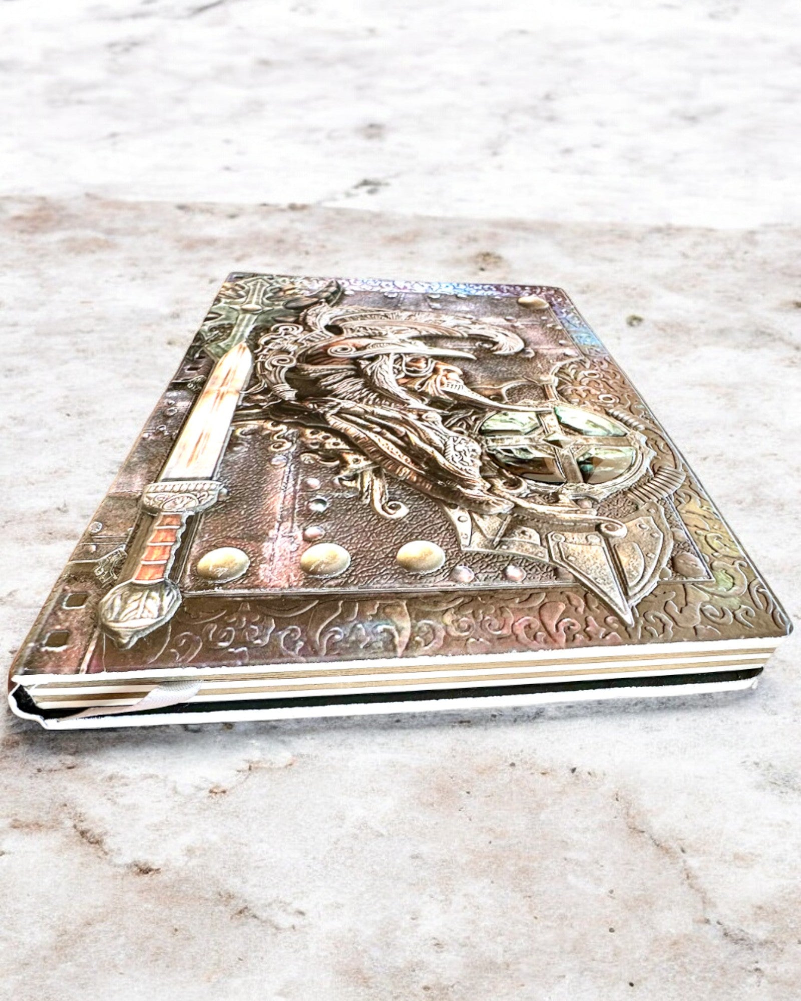 "Kronika Wojownika - Carnet à Thème de Chevalier", notes personnalisables avec gravure pour cadeau