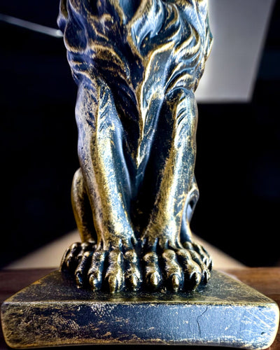 Il Re Leone – Figurina decorativa compatta da 14,5 cm con opzione di incisione per regalo