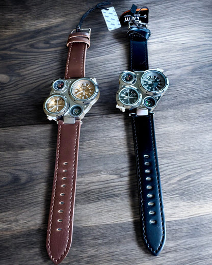 Montre de survie « Explorer 4en1 », possibilité de personnalisation avec gravure pour cadeau