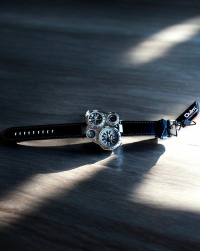 Montre de survie « Explorer 4en1 », possibilité de personnalisation avec gravure pour cadeau