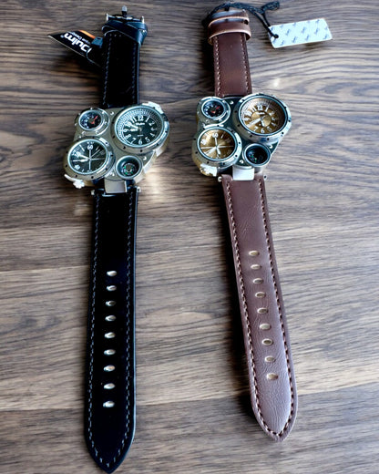 Montre de survie « Explorer 4en1 », possibilité de personnalisation avec gravure pour cadeau
