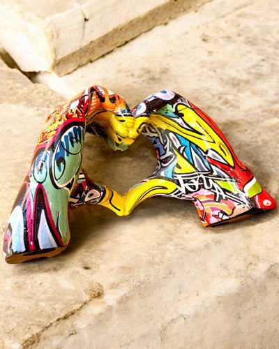 Decorative Figurine Colorful Decorative Handle ArtBrace - customizable with engraving, as a gift