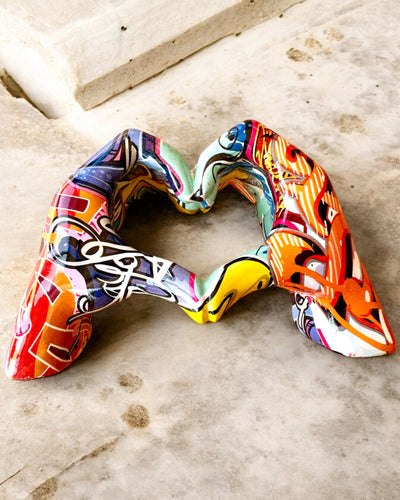 Decorative Figurine Colorful Decorative Handle ArtBrace - customizable with engraving, as a gift