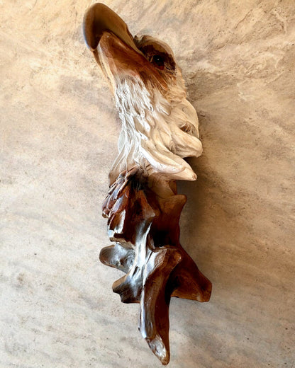 "Orzeł Wolności" - Scultura in Resina con Possibilità di Incisione per Regalo, Altezza 26,5 cm