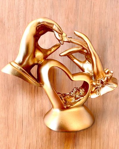 Figurina "Tocco d'Amore" 10 cm di altezza, con Opzione di Incisione per regalo