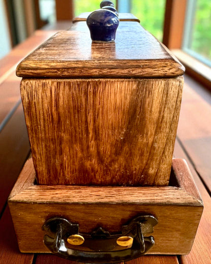 Set Royal Trio – Tee, Kaffee, Zucker aus Shisham-Holz, handgefertigt, mit Gravuroption als Geschenk