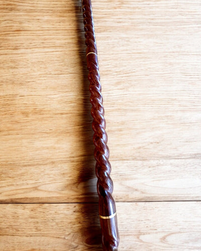 Bastone da passeggio - WIKING con testa a forma di martello da guerra, possibilità di personalizzazione con incisione per regalo