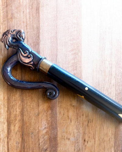 Spazierstock Drachenwächter – Möglichkeit der Personalisierung mit Gravur als Geschenk